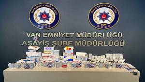Van'da gümrük kaçağı ilaç ele geçirildi