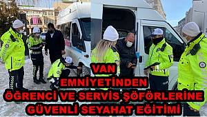 Van Emniyetinden Öğrenci ve Servislere