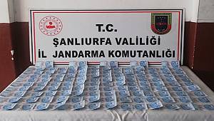 Viranşehir'de 122 adet sahte 100 liralık banknot ele geçirildi 