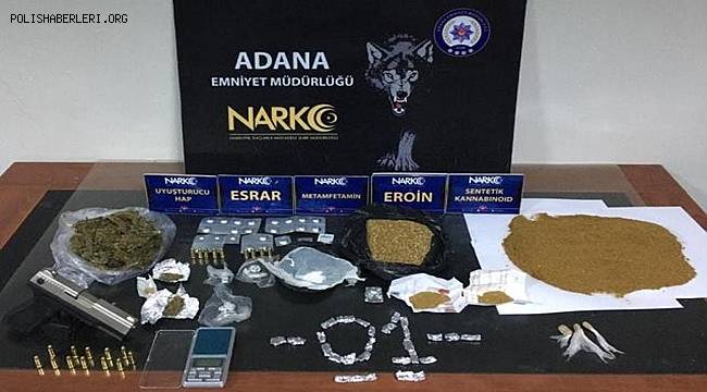 Adana'da geçen haftaki uyuşturucu operasyonlarında yakalanan 16 şüpheli tutuklandı 