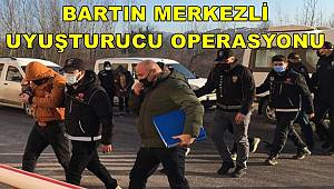 Bartın merkezli uyuşturucu operasyonunda 4 zanlı tutuklandı 