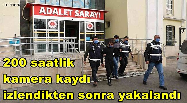 Bismil’de kasa hırsızları 200 saatlik kamera kaydı izlendikten sonra yakalandı