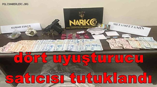 Bismil'de suçüstü yakalanan dört uyuşturucu satıcısı tutuklandı 
