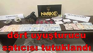 Bismil'de suçüstü yakalanan dört uyuşturucu satıcısı tutuklandı 