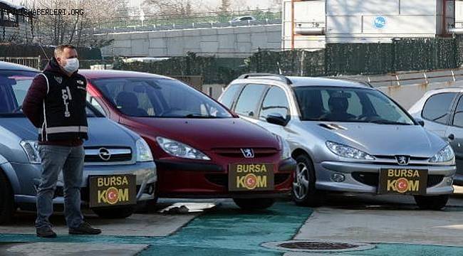 Bursa'da 10 milyon liralık 38 araca el kondu
