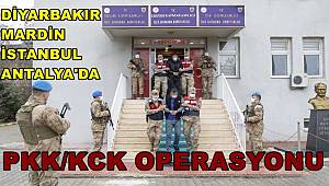 Diyarbakır merkezli 4 ilde PKK/KCK operasyonunda 7 zanlı tutuklandı
