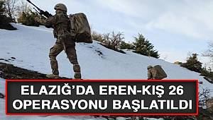 Elazığ'da 'Eren Kış-26 Şehit Jandarma Yarbay Alim Yılmaz Operasyonu' başlatıldı 