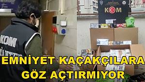 Gaziantep'te 53 bin 800 adet dolu ve boş makaron ele geçirildi
