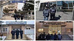 Gaziantep'te çeşitli suçlardan 12 şahıs tutuklandı