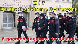 İzmir’de 6 göçmen kaçakçısı tutuklandı