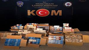 Kocaeli'de binlerce makaron ele geçirildi