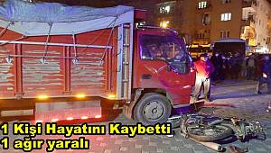 Manisa’da kamyonet motosikletle çarpıştı 1 ölü, 1 ağır yaralı