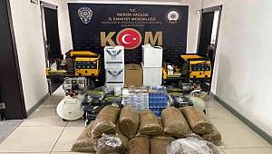 Mersin'de 105 bin 800 kaçak makaron ele geçirildi 