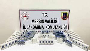 Mersin'de 300 paket kaçak sigara ele geçirildi 