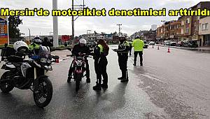 Mersin'de motosiklet denetimleri arttırıldı