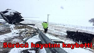 Niğde'de devrilen tırın sürücüsü hayatını kaybetti