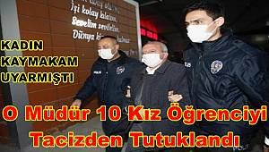 Öğrencisini kaçıran okul müdürü bu kez 10 kız öğrenciyi tacizden tutuklandı
