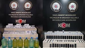 Van'da Gümrük Kaçağı Çeşitli Malzeme Ele Geçirildi
