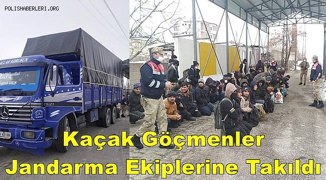 Van'da Kaçak Göçmenler Jandarma Ekiplerine Takıldı  