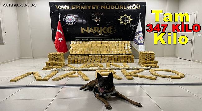 Van'da 'Magnum' ve 'Bobi' den Büyük Eroin Operasyonu