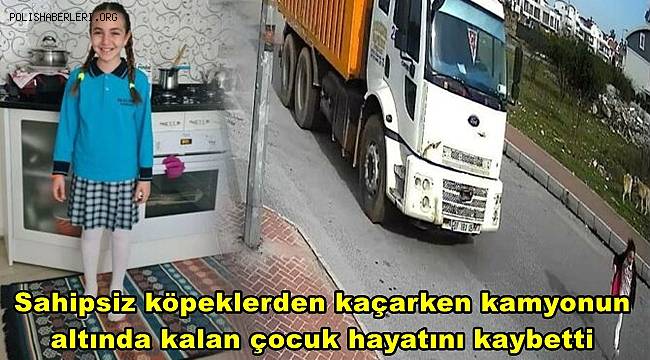 Antalya'da sahipsiz köpeklerden kaçarken kamyonun altında kalan çocuk hayatını kaybetti