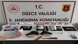 Düzce'de uyuşturucu madde imalatçılarına şok baskın