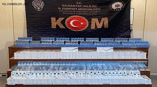 Gaziantep'te 7 kilogram kaçak nargile tütünü ele geçirildi 