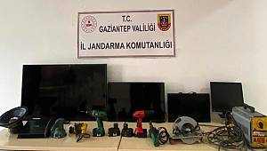 Gaziantep'te bir evden televizyon ve altın çalan zanlı tutuklandı