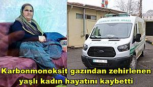 Gaziantep'te karbonmonoksit gazından zehirlenen yaşlı kadın hayatını kaybetti