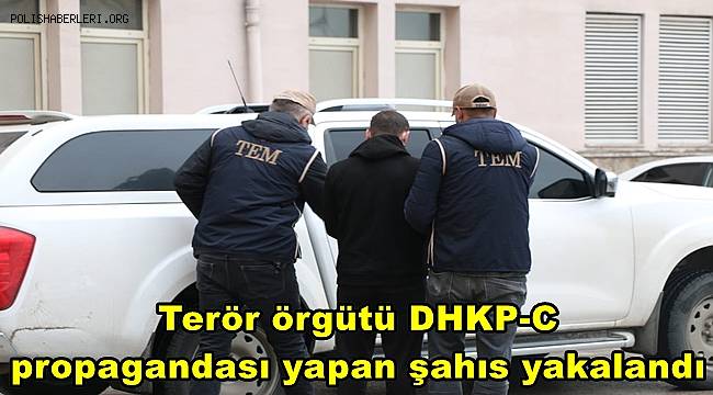 Gaziantep'te Terör örgütü DHKP-C propagandası yapan şahıs yakalandı