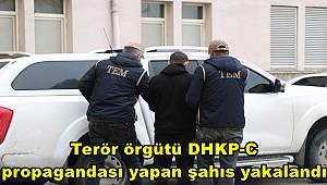 Gaziantep'te Terör örgütü DHKP-C propagandası yapan şahıs yakalandı
