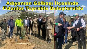 Gölbaşı İlçesinde Fidanlar Toprakla Buluşturuldu