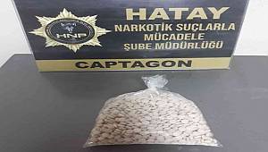 Hatay'da aracında uyuşturucu hap ele geçirilen sürücü tutuklandı 