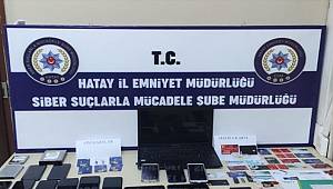 Hatay'da dolandırıcılık operasyonunda 5 şüpheli yakalandı