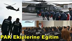 Havacılık Daire Başkanlığı Tarafından Polis Arama Kurtarma Ekiplerine Eğitim