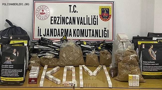 Jandarmadan kaçak sigara operasyonu 