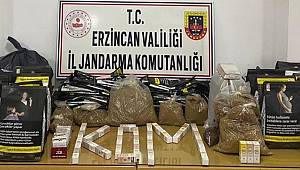 Jandarmadan kaçak sigara operasyonu 
