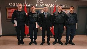 Kaymakam Alpay’dan jandarma personeline başarı belgesi 