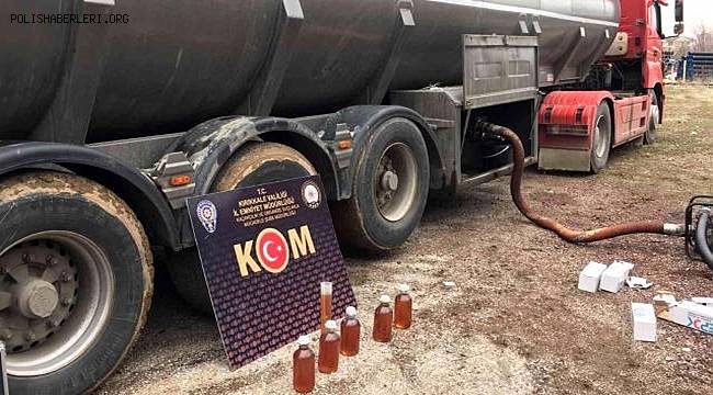 Kırıkkale'de 26,5 ton kaçak akaryakıt ele geçirildi 
