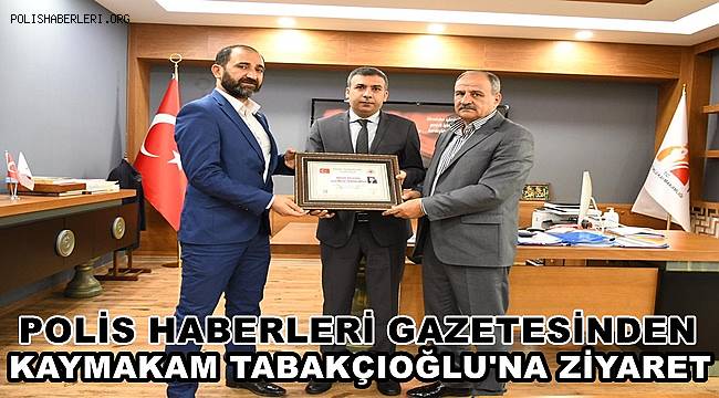 Mardin Bölge Müdürü Polat'tan Artuklu Kaymakamı Tabakçıoğlu'na Ziyaret 