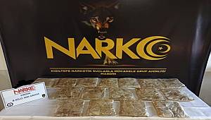 Mardin'de yolcu otobüsünde 8 kilo 400 gram eroin ele geçirildi