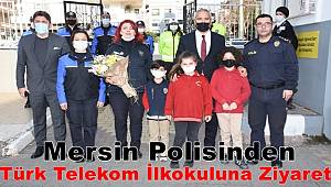 Mersin Emniyetinden Türk Telekom İlkokuluna Ziyaret 