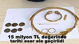 Muğla’da 15 milyon TL değerinde tarihi eser ele geçirildi