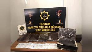 Narkotik köpeği Eris, Erzurum’da uyuşturucuya geçit vermiyor