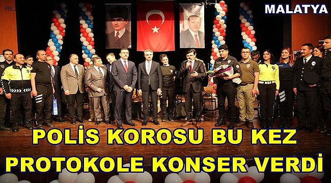 Polis Korosu Bu Kez Protokole Konser Verdi 