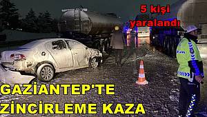 TAG otoyolunda 3 TIR ile 4 otomobilin karıştığı zincirleme kazada 5 kişi yaralandı