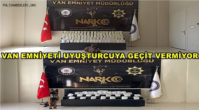 Van Emniyeti Uyuşturucuya Geçit Vermiyor 