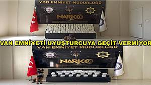 Van Emniyeti Uyuşturucuya Geçit Vermiyor 