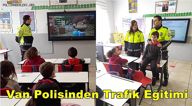 Van Polisinden Trafik Eğitimi  