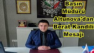 Yönetim Kurulu Başkanımızın Berat Kandili Mesajı